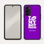 כיסוי בעיצוב אישי עם השם שלך לדגם - Nothing Phone (3a) Pro בעיצוב נשקי את חבר שלי