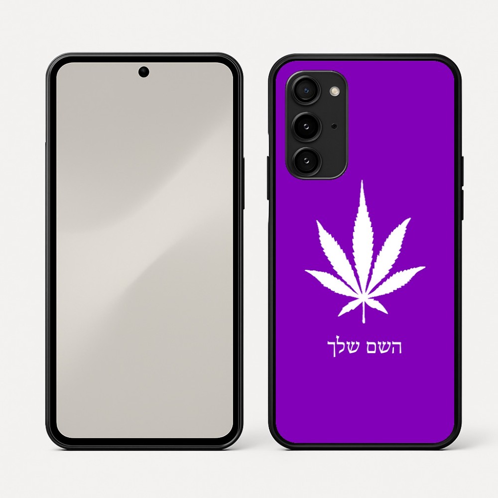 כיסוי בעיצוב אישי עם השם שלך לדגם - Nothing Phone (3a) Pro בעיצוב עלה מריחואנה - גראס