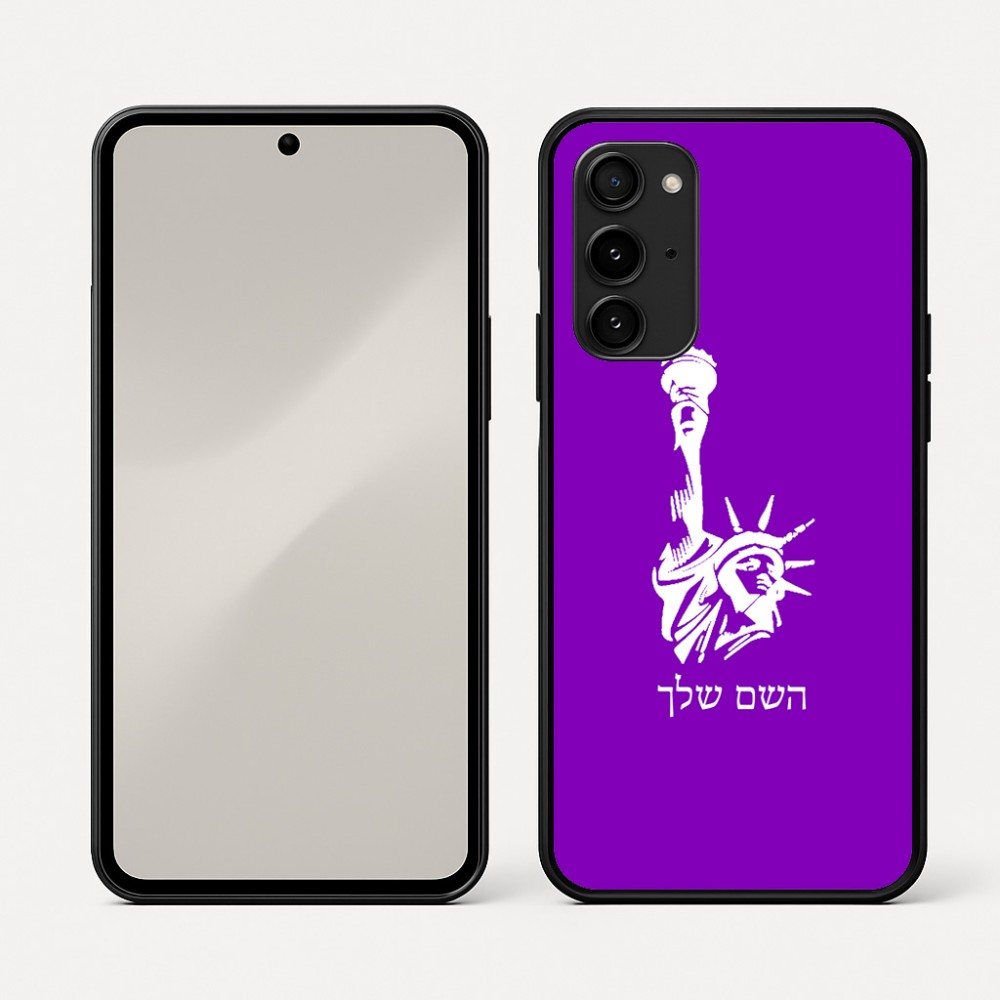 כיסוי בעיצוב אישי עם השם שלך לדגם - Nothing Phone (3a) Pro בעיצוב פסל החירות