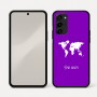 כיסוי בעיצוב אישי עם השם שלך לדגם - Nothing Phone (3a) Pro בעיצוב מפת העולם