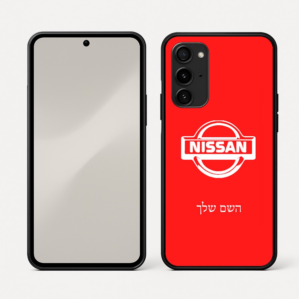 כיסוי בעיצוב אישי עם השם שלך לדגם - Nothing Phone (3a) Pro בעיצוב ניסאן