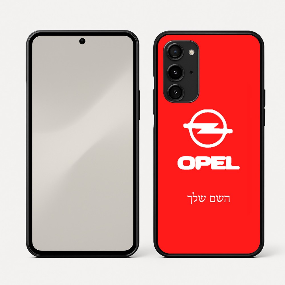 כיסוי בעיצוב אישי עם השם שלך לדגם - Nothing Phone (3a) Pro בעיצוב אופל