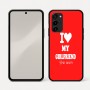 כיסוי בעיצוב אישי עם השם שלך לדגם - Nothing Phone (3a) Pro בעיצוב אוהב את החברה שלי