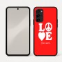 כיסוי בעיצוב אישי עם השם שלך לדגם - Nothing Phone (3a) Pro בעיצוב אהבה