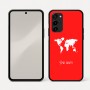 כיסוי בעיצוב אישי עם השם שלך לדגם - Nothing Phone (3a) Pro בעיצוב מפת העולם