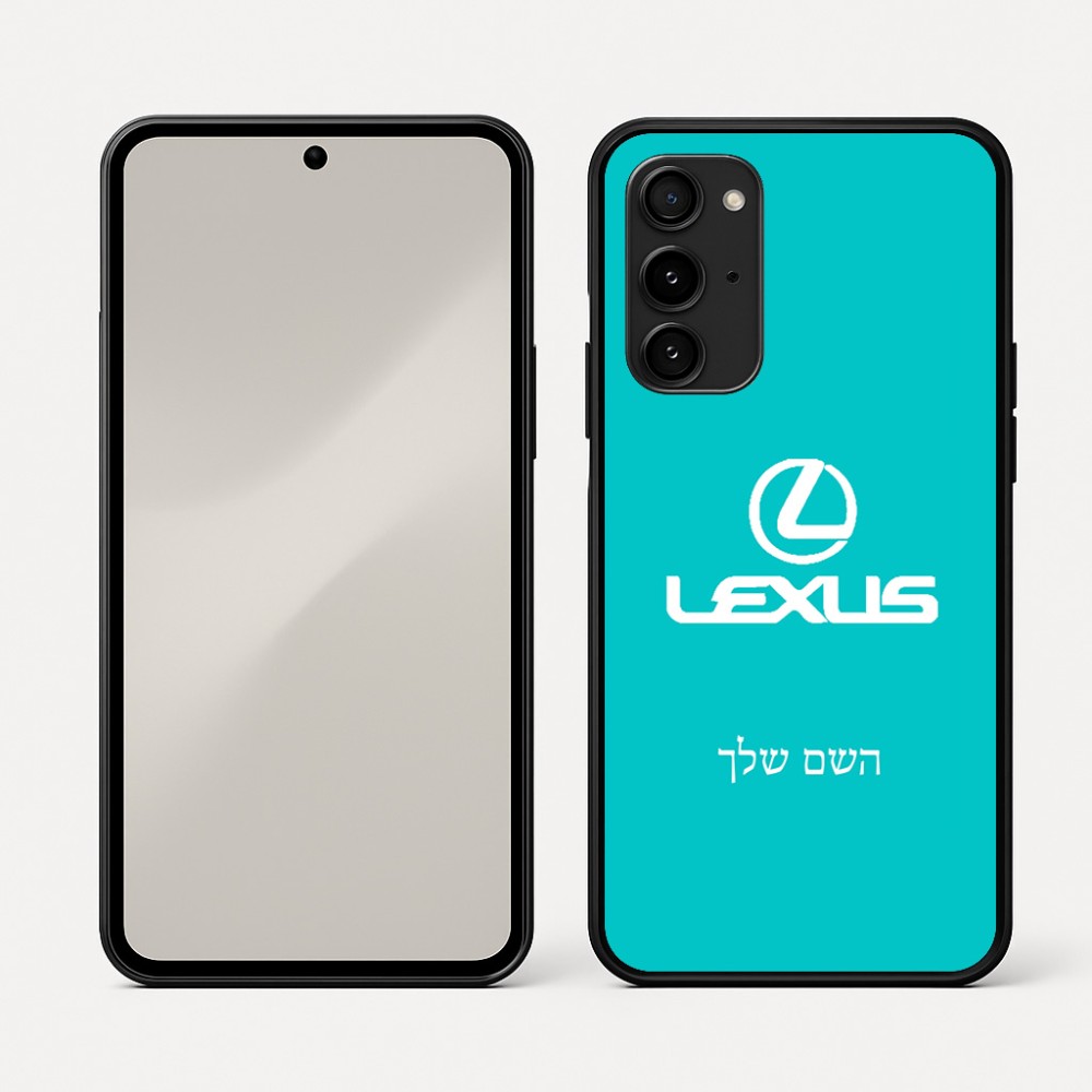 כיסוי בעיצוב אישי עם השם שלך לדגם - Nothing Phone (3a) Pro בעיצוב לקסוס