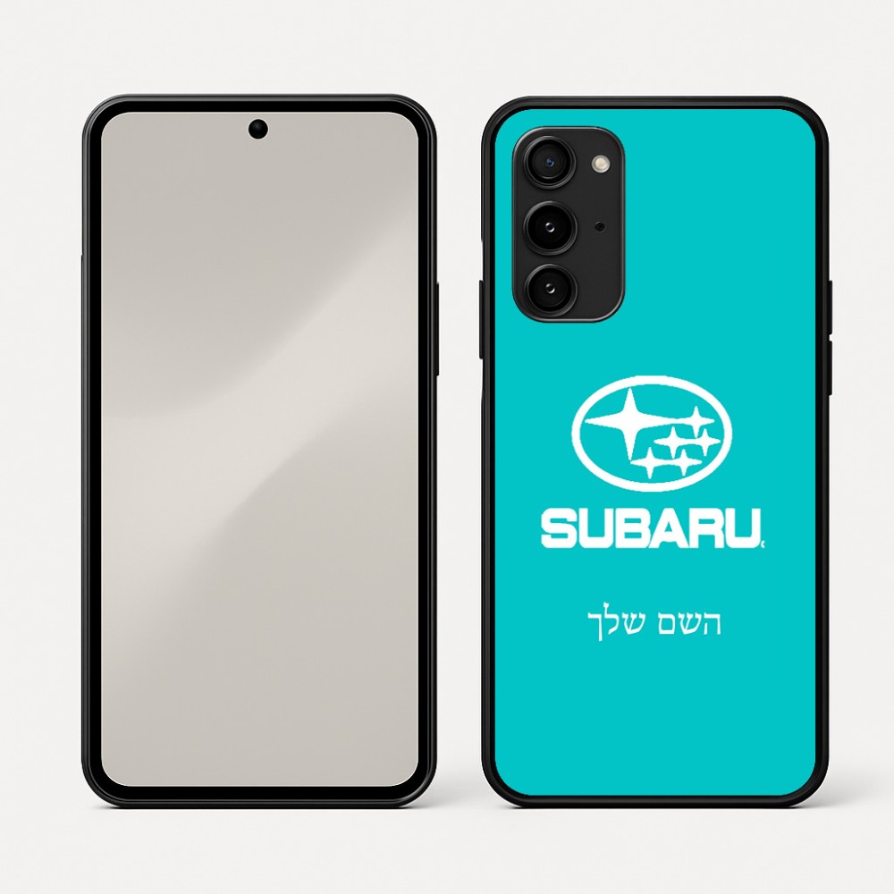 כיסוי בעיצוב אישי עם השם שלך לדגם - Nothing Phone (3a) Pro בעיצוב סובארו