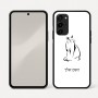 כיסוי בעיצוב אישי עם השם שלך לדגם - Nothing Phone (3a) Pro בעיצוב חתול