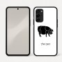 כיסוי בעיצוב אישי עם השם שלך לדגם - Nothing Phone (3a) Pro בעיצוב חזיר