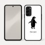 כיסוי בעיצוב אישי עם השם שלך לדגם - Nothing Phone (3a) Pro בעיצוב פינגווין