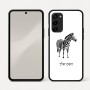 כיסוי בעיצוב אישי עם השם שלך לדגם - Nothing Phone (3a) Pro בעיצוב זברה