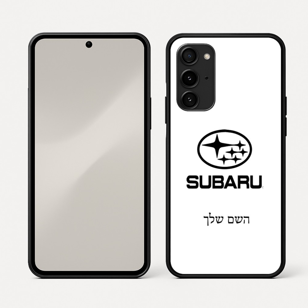 כיסוי בעיצוב אישי עם השם שלך לדגם - Nothing Phone (3a) Pro בעיצוב סובארו