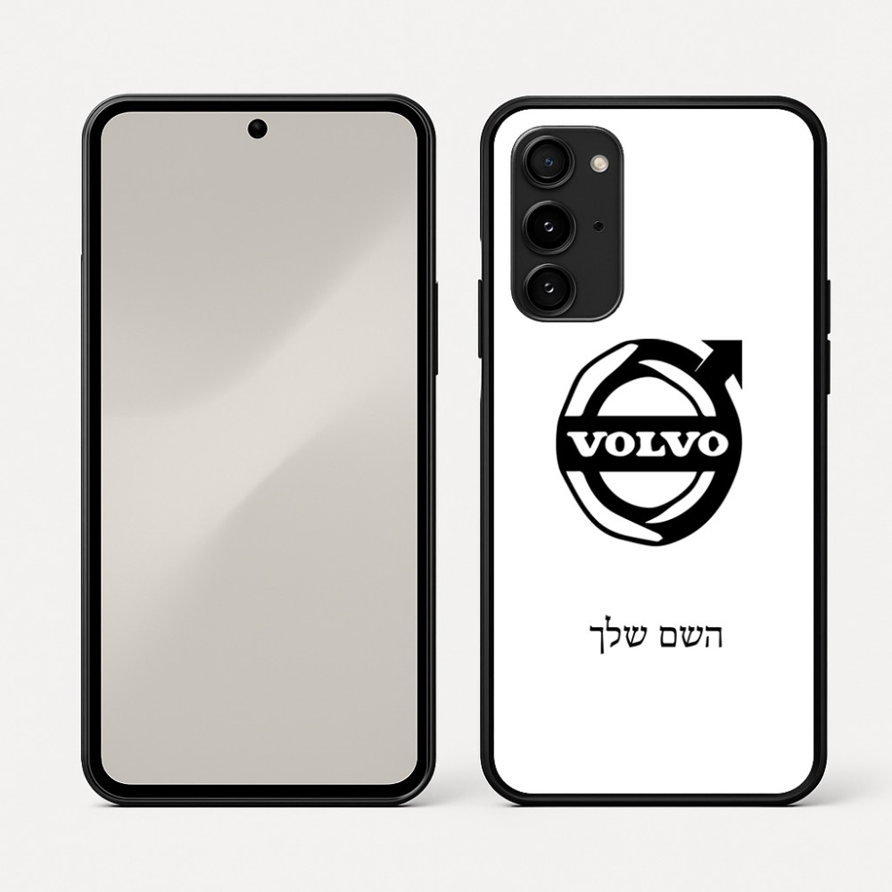 כיסוי בעיצוב אישי עם השם שלך לדגם - Nothing Phone (3a) Pro בעיצוב וולוו