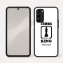 כיסוי בעיצוב אישי עם השם שלך לדגם - Nothing Phone (3a) Pro בעיצוב שחמט