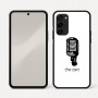כיסוי בעיצוב אישי עם השם שלך לדגם - Nothing Phone (3a) Pro בעיצוב מיקרופון