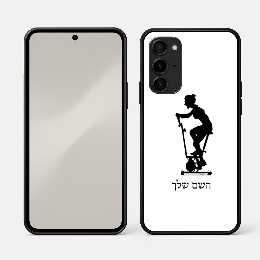 כיסוי בעיצוב אישי עם השם שלך לדגם - Nothing Phone (3a) Pro בעיצוב אימון ספינינג - אישה