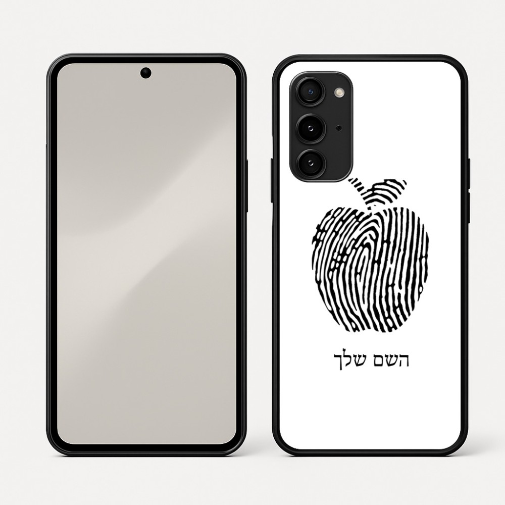 כיסוי בעיצוב אישי עם השם שלך לדגם - Nothing Phone (3a) Pro בעיצוב הדפס תפוח
