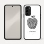 כיסוי בעיצוב אישי עם השם שלך לדגם - Nothing Phone (3a) Pro בעיצוב הדפס תפוח