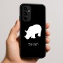כיסוי בעיצוב אישי עם השם שלך לדגם - Nothing Phone (3a) Pro בעיצוב קרנף
