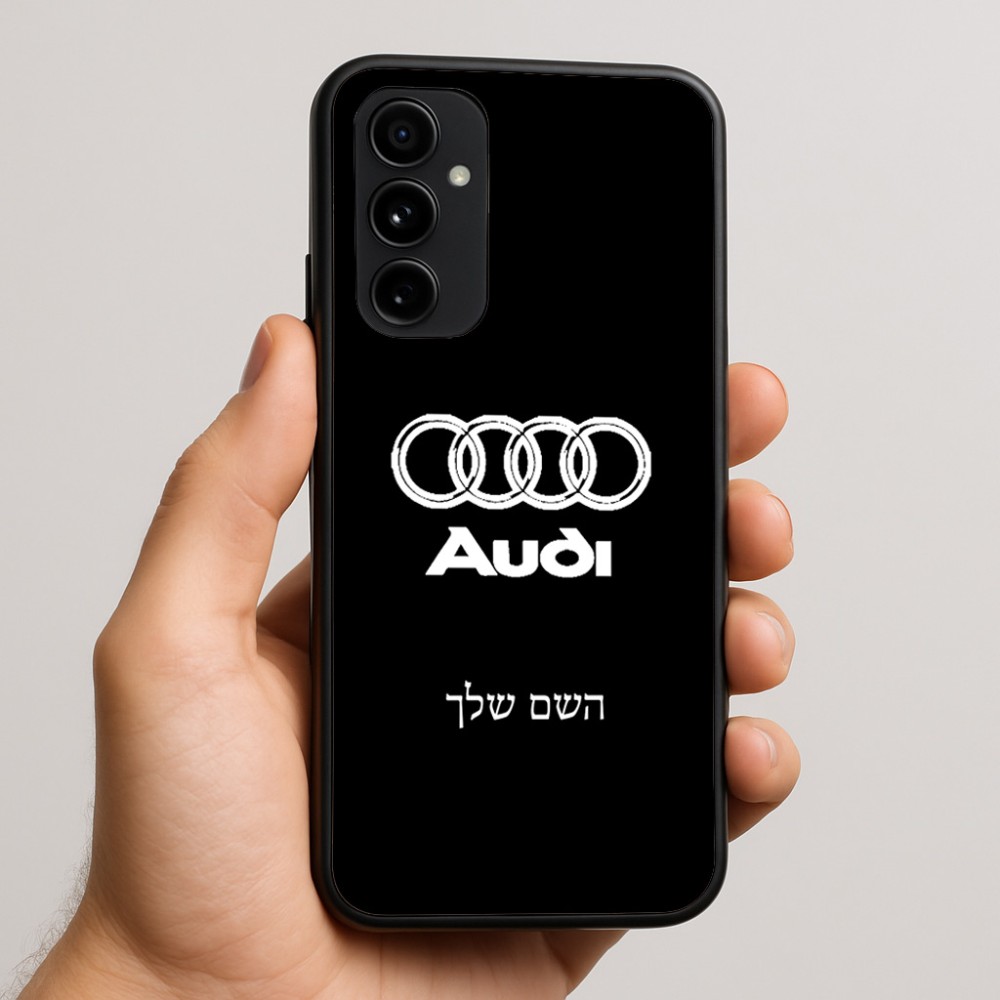 כיסוי בעיצוב אישי עם השם שלך לדגם - Nothing Phone (3a) Pro בעיצוב אאודי