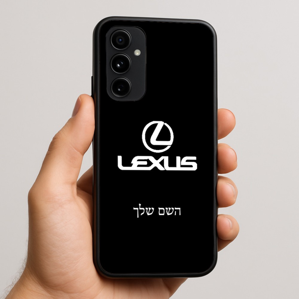 כיסוי בעיצוב אישי עם השם שלך לדגם - Nothing Phone (3a) Pro בעיצוב לקסוס