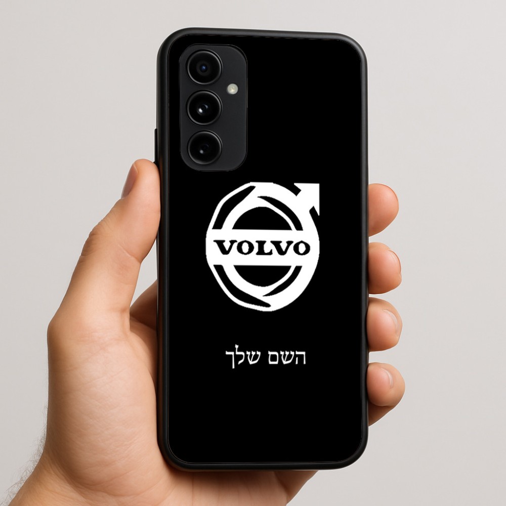 כיסוי בעיצוב אישי עם השם שלך לדגם - Nothing Phone (3a) Pro בעיצוב וולוו