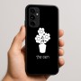 כיסוי בעיצוב אישי עם השם שלך לדגם - Nothing Phone (3a) Pro בעיצוב פרח