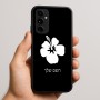 כיסוי בעיצוב אישי עם השם שלך לדגם - Nothing Phone (3a) Pro בעיצוב פרח היביסקוס