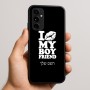 כיסוי בעיצוב אישי עם השם שלך לדגם - Nothing Phone (3a) Pro בעיצוב נשקי את חבר שלי