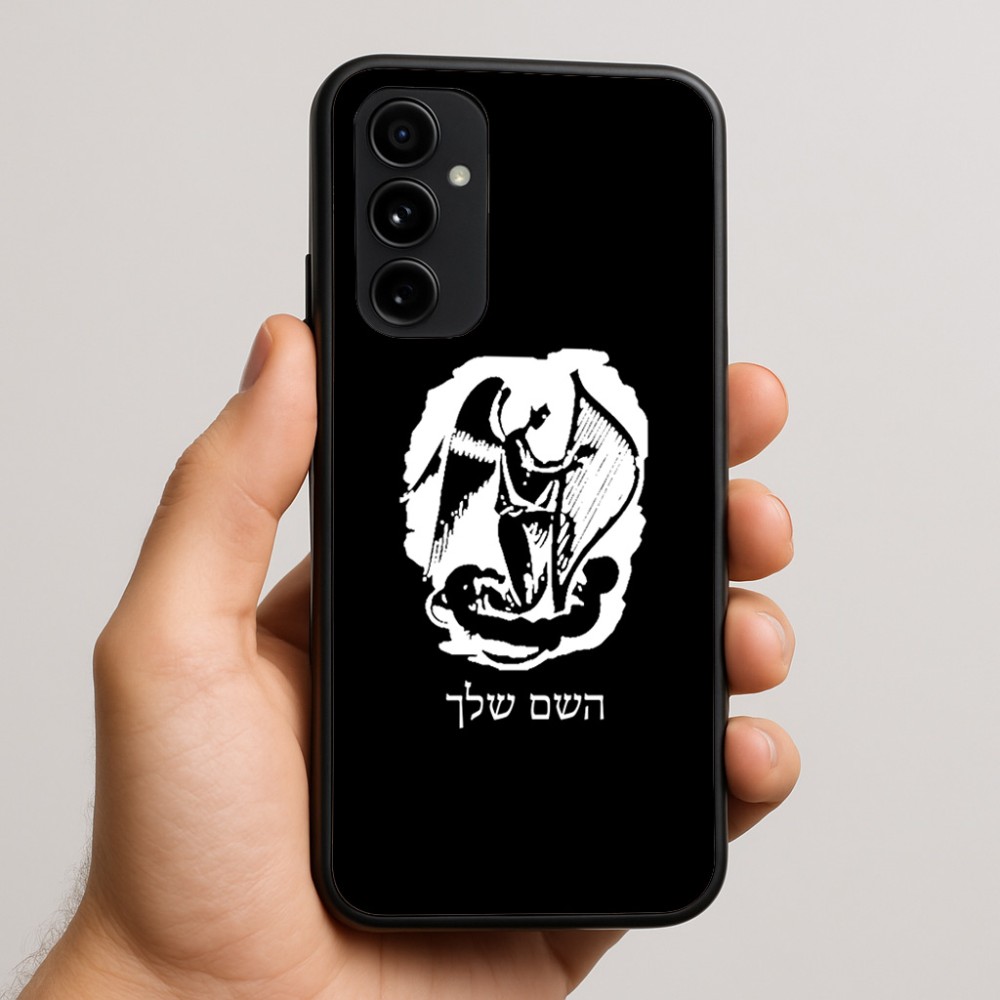 כיסוי בעיצוב אישי עם השם שלך לדגם - Nothing Phone (3a) Pro בעיצוב אנג'ל מוזיקלי