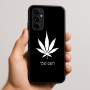 כיסוי בעיצוב אישי עם השם שלך לדגם - Nothing Phone (3a) Pro בעיצוב עלה מריחואנה - גראס