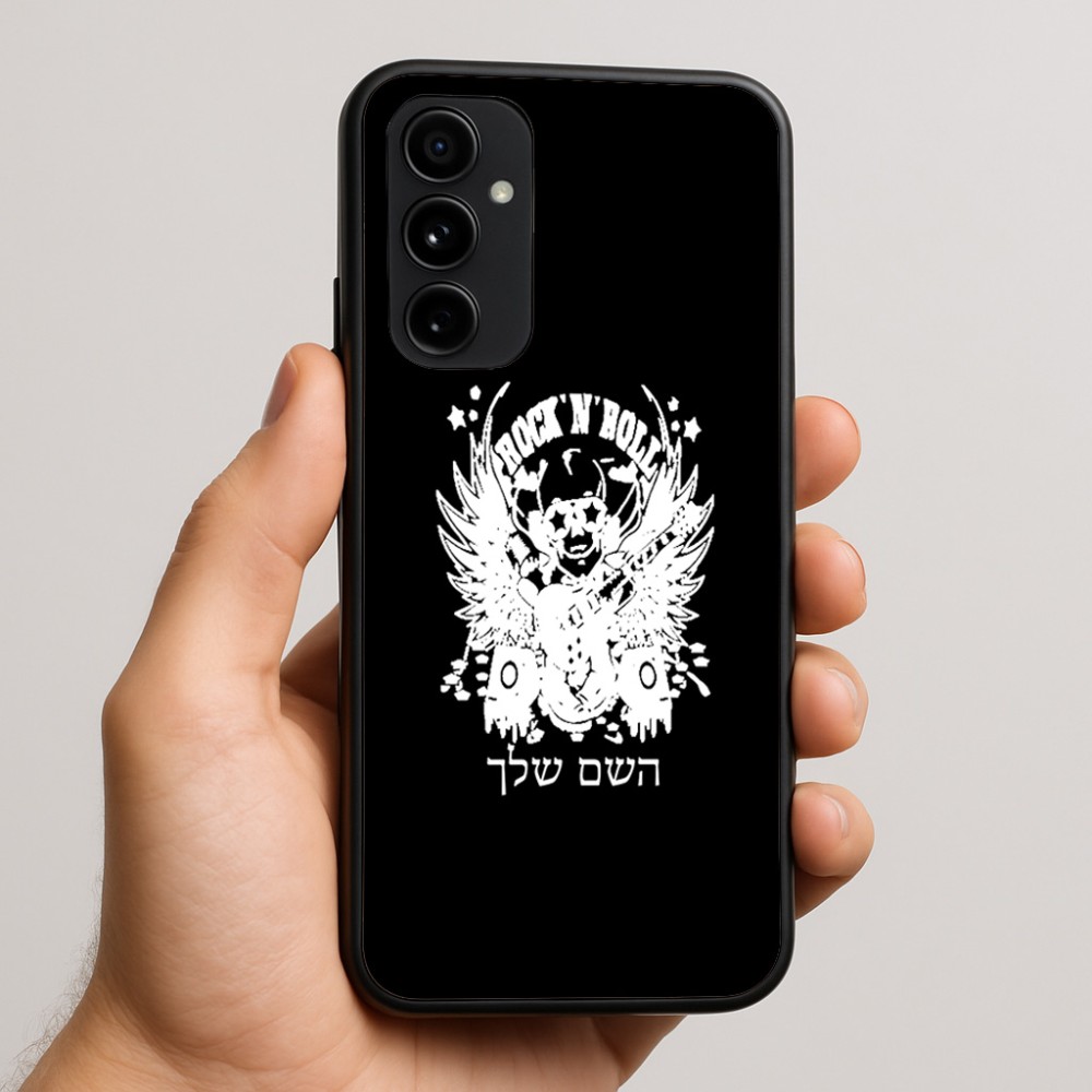 כיסוי בעיצוב אישי עם השם שלך לדגם - Nothing Phone (3a) Pro בעיצוב רוקנרול