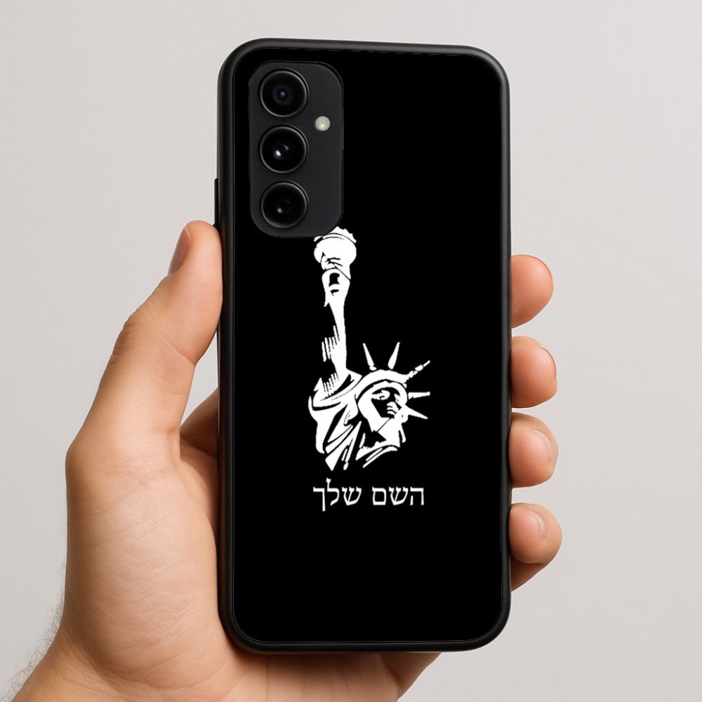 כיסוי בעיצוב אישי עם השם שלך לדגם - Nothing Phone (3a) Pro בעיצוב פסל החירות