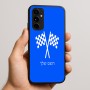 כיסוי בעיצוב אישי עם השם שלך לדגם - Nothing Phone (3a) Pro בעיצוב דגל המירוץ