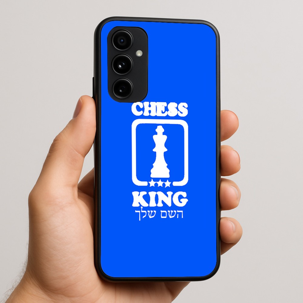 כיסוי בעיצוב אישי עם השם שלך לדגם - Nothing Phone (3a) Pro בעיצוב שחמט