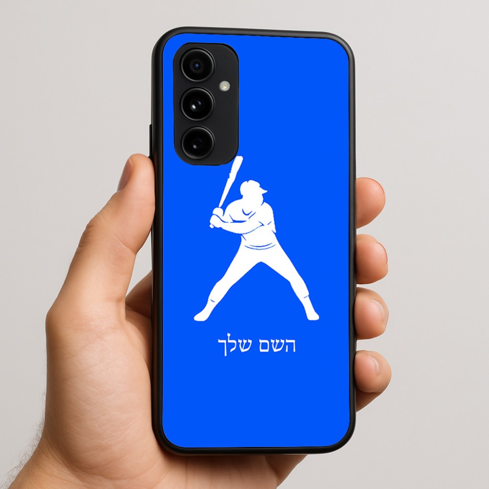 כיסוי בעיצוב אישי עם השם שלך לדגם - Nothing Phone (3a) Pro בעיצוב שחקן בייסבול