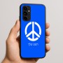 כיסוי בעיצוב אישי עם השם שלך לדגם - Nothing Phone (3a) Pro בעיצוב סמל השלום