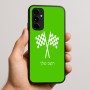 כיסוי בעיצוב אישי עם השם שלך לדגם - Nothing Phone (3a) Pro בעיצוב דגל המירוץ