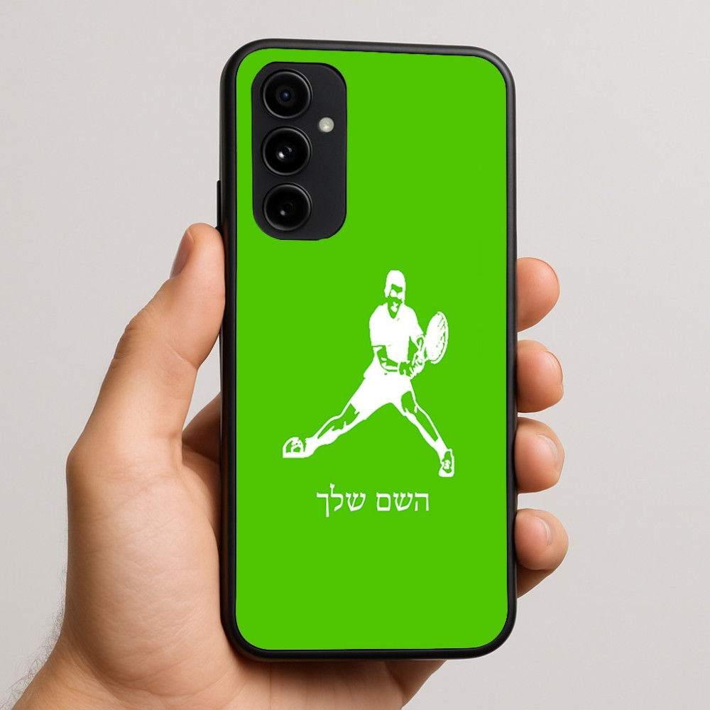 כיסוי בעיצוב אישי עם השם שלך לדגם - Nothing Phone (3a) Pro בעיצוב שחקן טניס