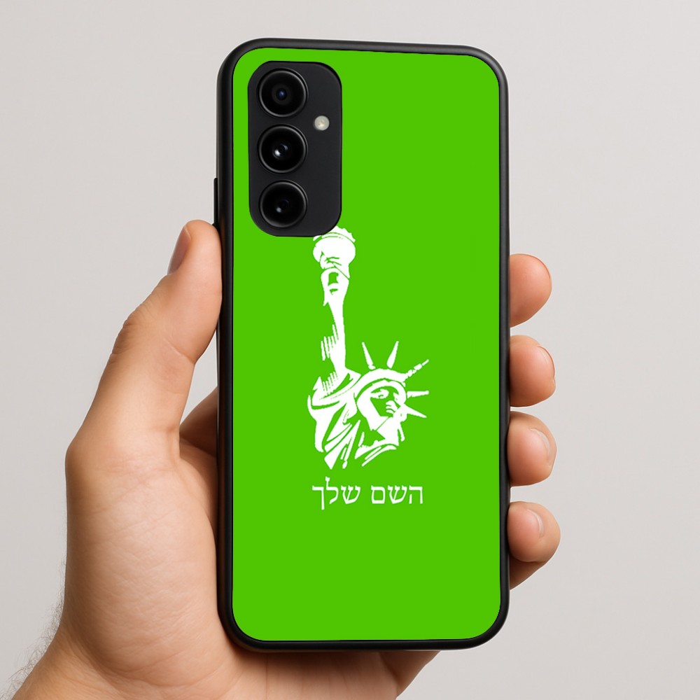 כיסוי בעיצוב אישי עם השם שלך לדגם - Nothing Phone (3a) Pro בעיצוב פסל החירות