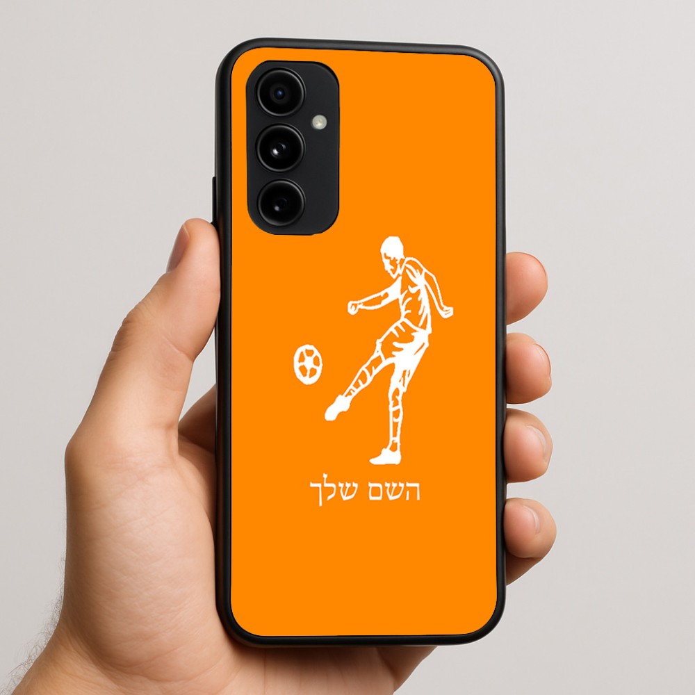 כיסוי בעיצוב אישי עם השם שלך לדגם - Nothing Phone (3a) Pro בעיצוב שחקן כדורגל