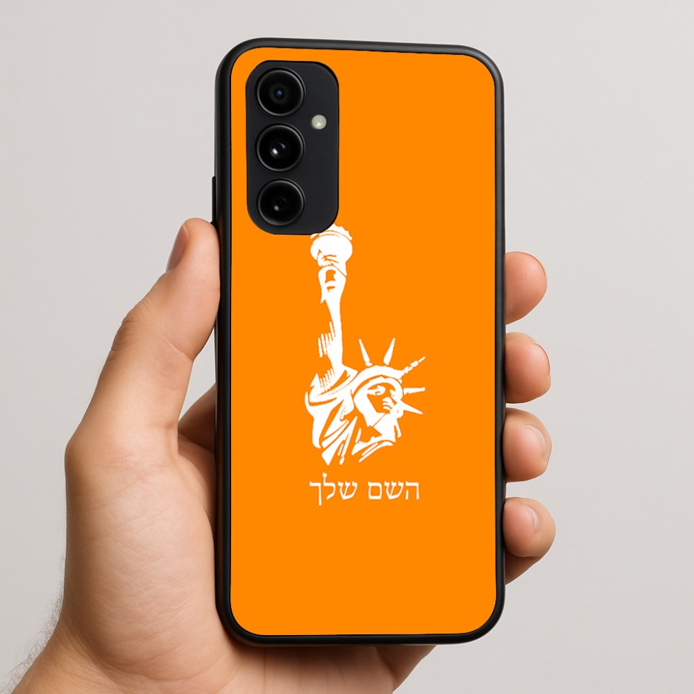 כיסוי בעיצוב אישי עם השם שלך לדגם - Nothing Phone (3a) Pro בעיצוב פסל החירות