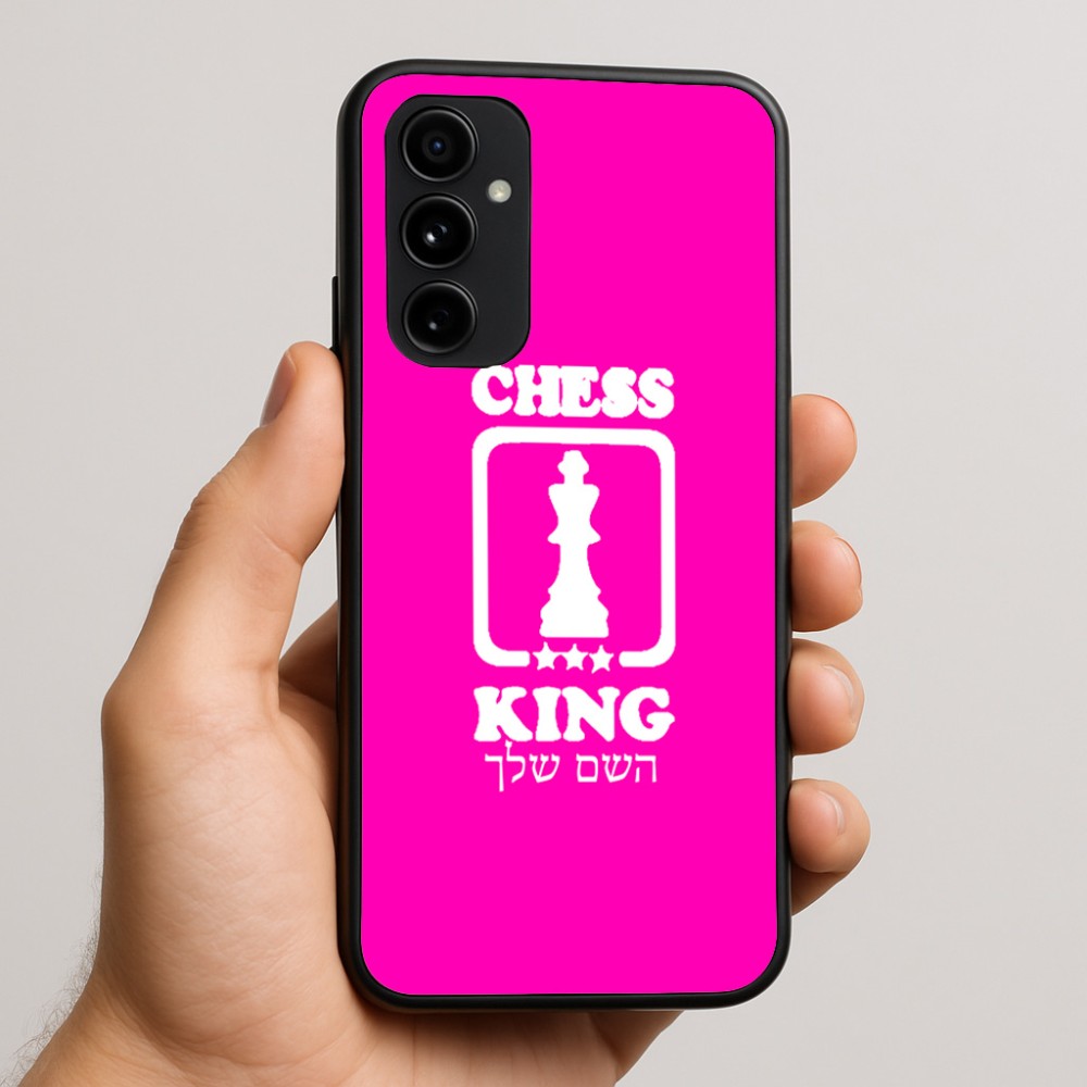 כיסוי בעיצוב אישי עם השם שלך לדגם - Nothing Phone (3a) Pro בעיצוב שחמט