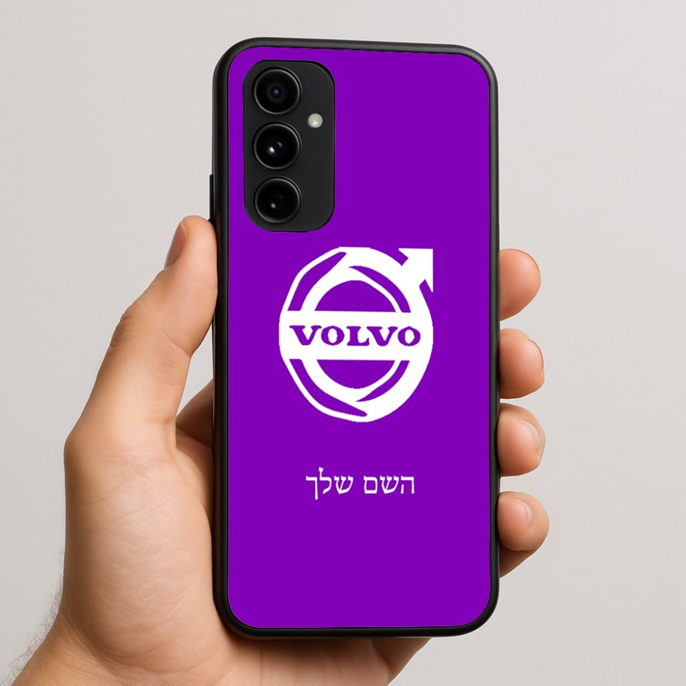 כיסוי בעיצוב אישי עם השם שלך לדגם - Nothing Phone (3a) Pro בעיצוב וולוו