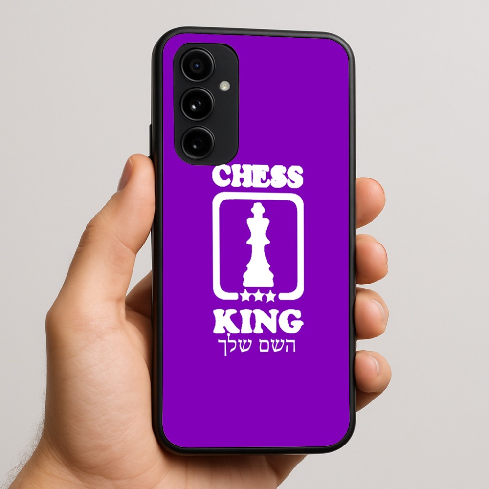 כיסוי בעיצוב אישי עם השם שלך לדגם - Nothing Phone (3a) Pro בעיצוב שחמט