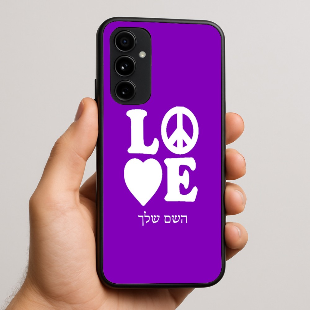 כיסוי בעיצוב אישי עם השם שלך לדגם - Nothing Phone (3a) Pro בעיצוב אהבה