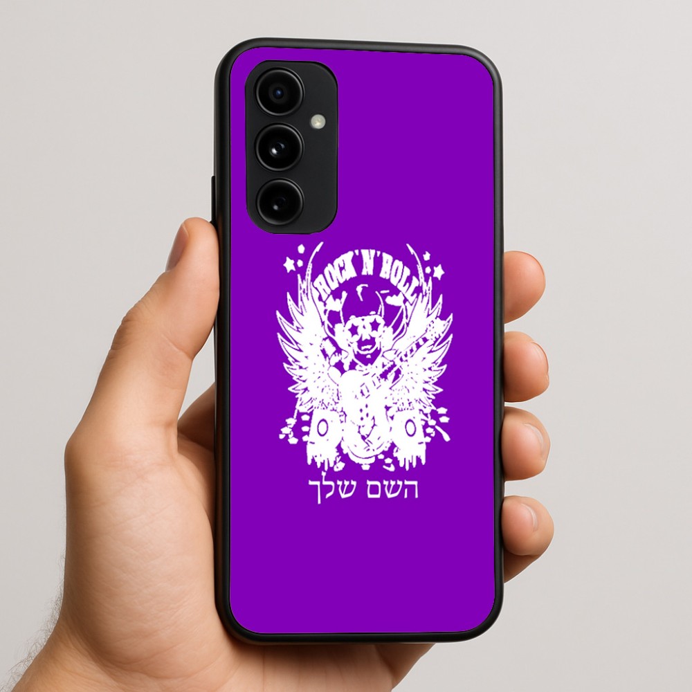 כיסוי בעיצוב אישי עם השם שלך לדגם - Nothing Phone (3a) Pro בעיצוב רוקנרול