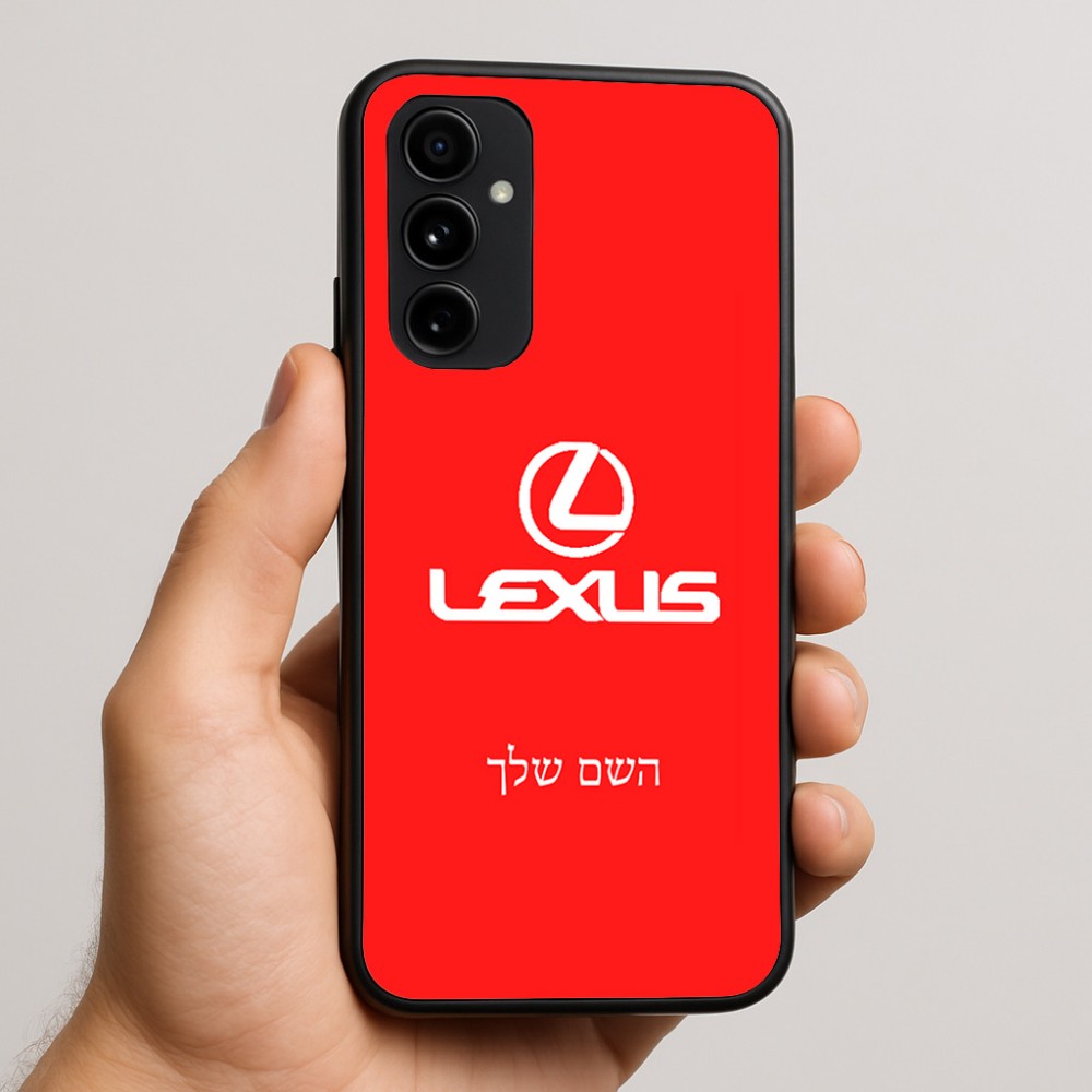 כיסוי בעיצוב אישי עם השם שלך לדגם - Nothing Phone (3a) Pro בעיצוב לקסוס