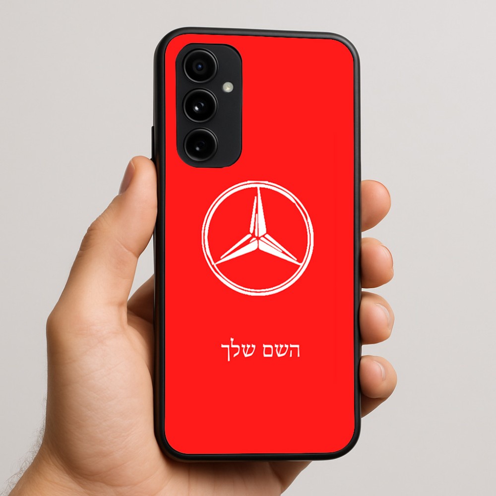כיסוי בעיצוב אישי עם השם שלך לדגם - Nothing Phone (3a) Pro בעיצוב מרצדס-בנץ
