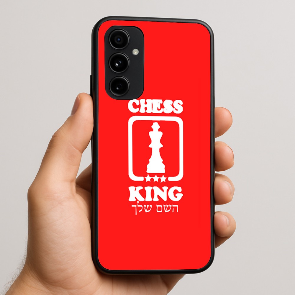 כיסוי בעיצוב אישי עם השם שלך לדגם - Nothing Phone (3a) Pro בעיצוב שחמט